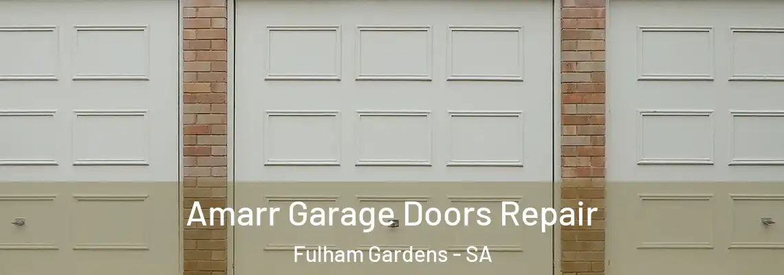 Amarr Garage Doors Repair Fulham Gardens - SA