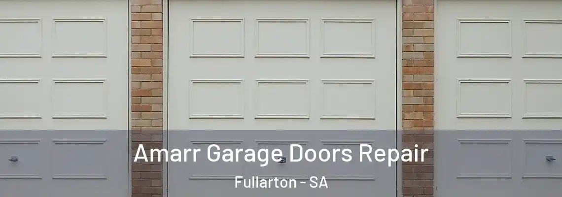 Amarr Garage Doors Repair Fullarton - SA