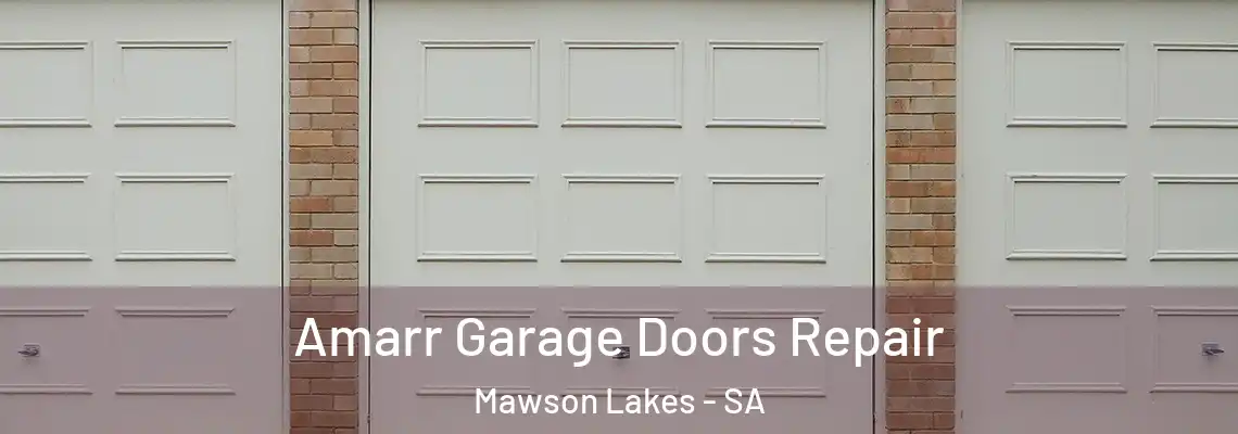Amarr Garage Doors Repair Mawson Lakes - SA
