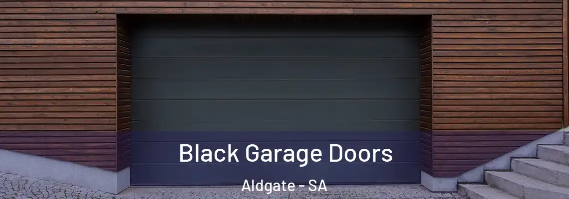  Black Garage Doors Aldgate - SA