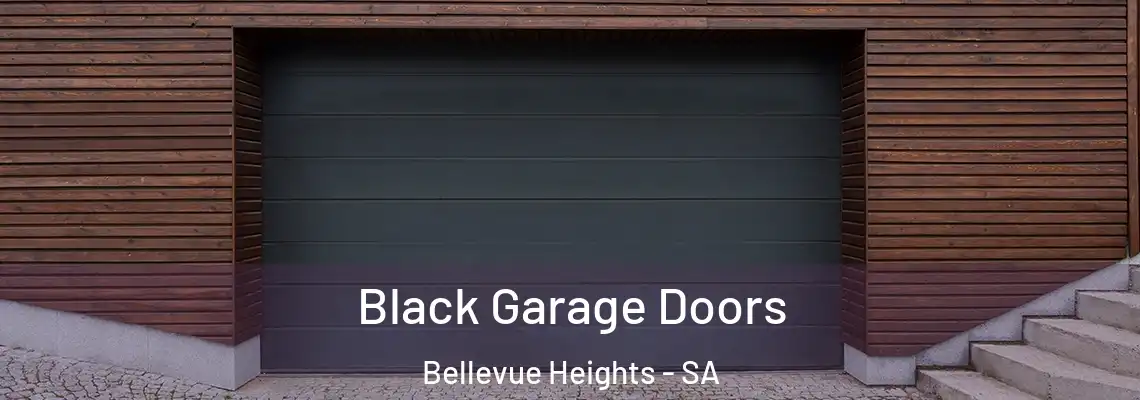 Black Garage Doors Bellevue Heights - SA