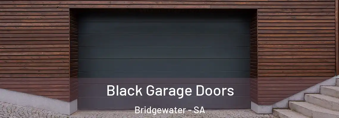  Black Garage Doors Bridgewater - SA