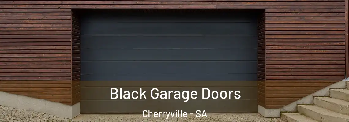  Black Garage Doors Cherryville - SA