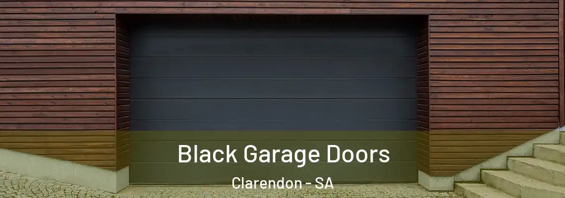 Black Garage Doors Clarendon - SA