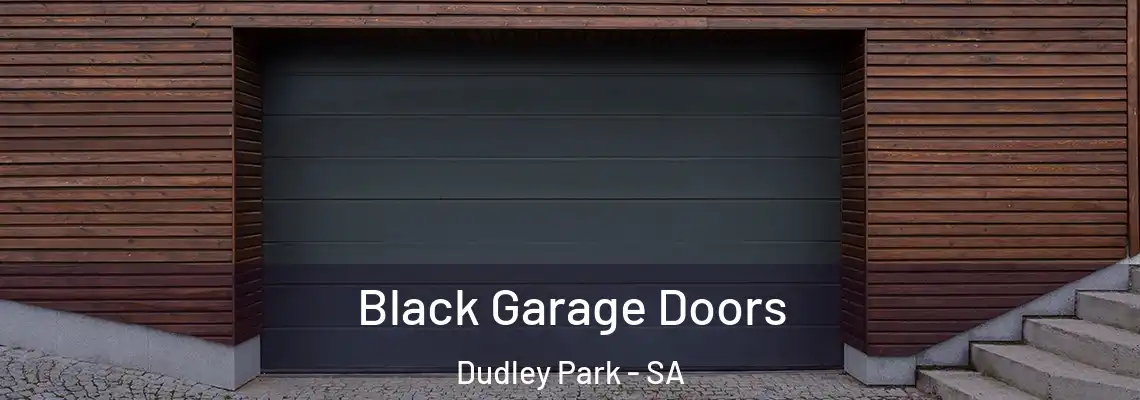  Black Garage Doors Dudley Park - SA