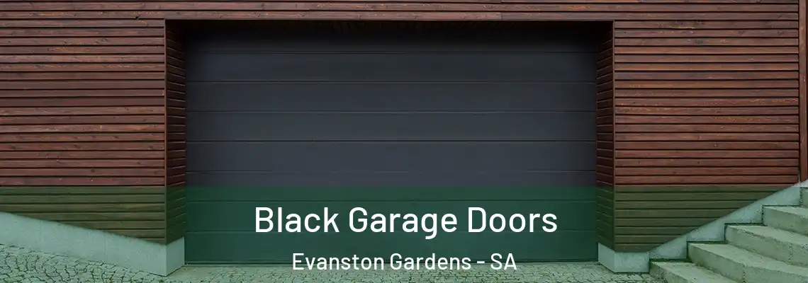  Black Garage Doors Evanston Gardens - SA