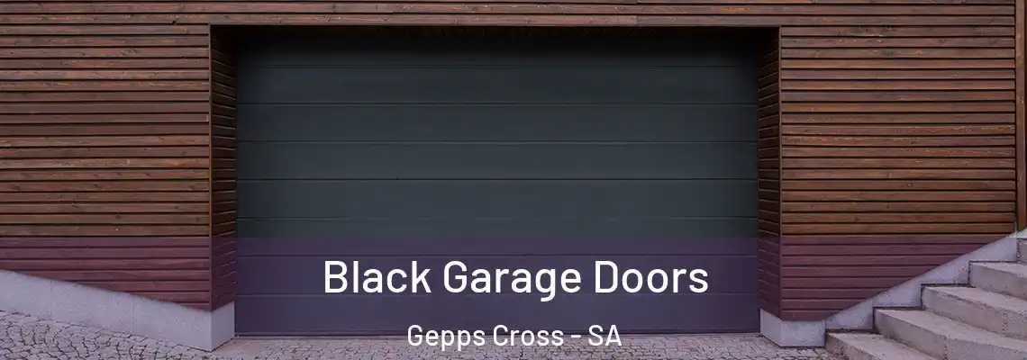  Black Garage Doors Gepps Cross - SA