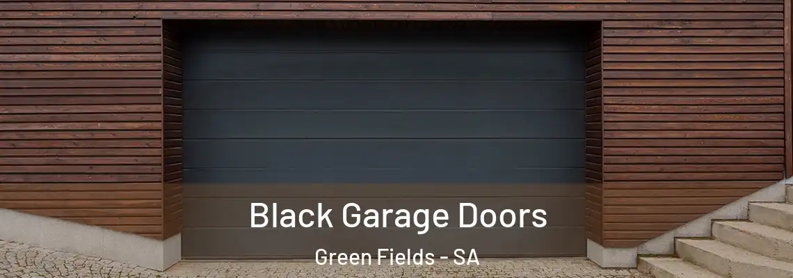  Black Garage Doors Green Fields - SA
