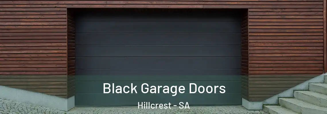 Black Garage Doors Hillcrest - SA