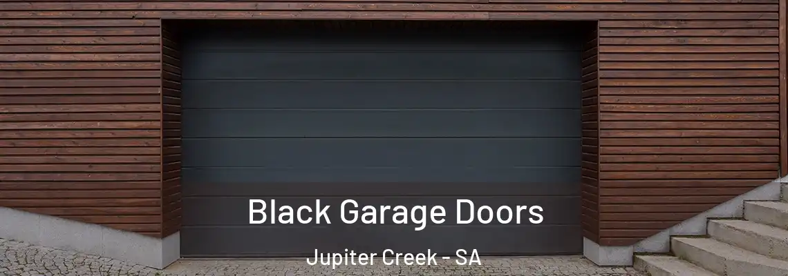  Black Garage Doors Jupiter Creek - SA