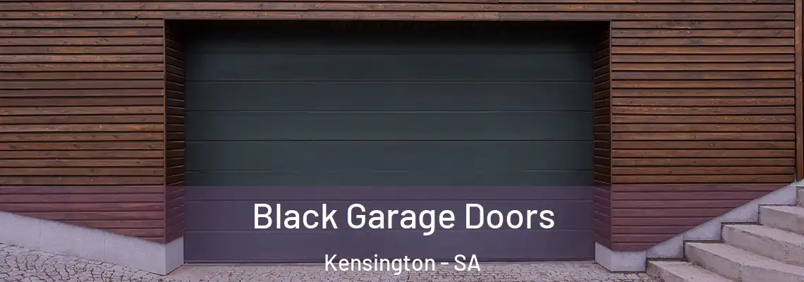  Black Garage Doors Kensington - SA