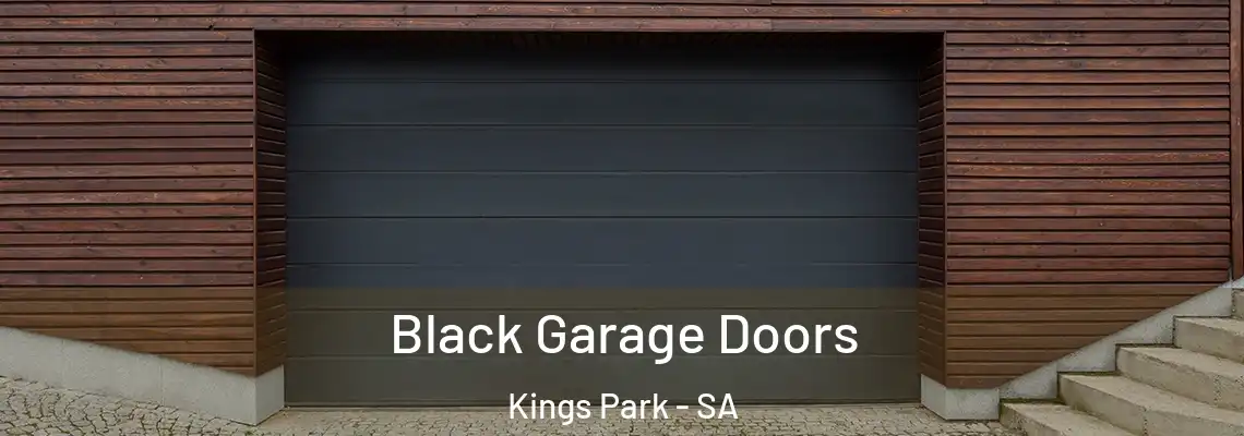  Black Garage Doors Kings Park - SA