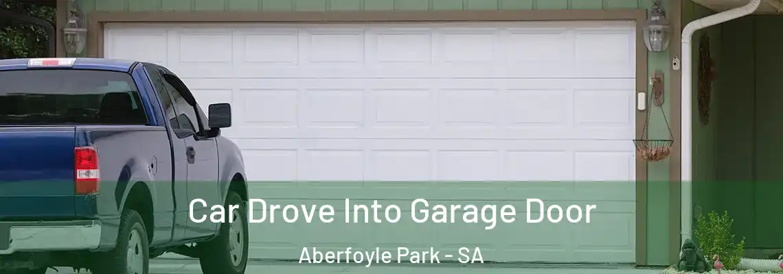 Car Drove Into Garage Door Aberfoyle Park - SA