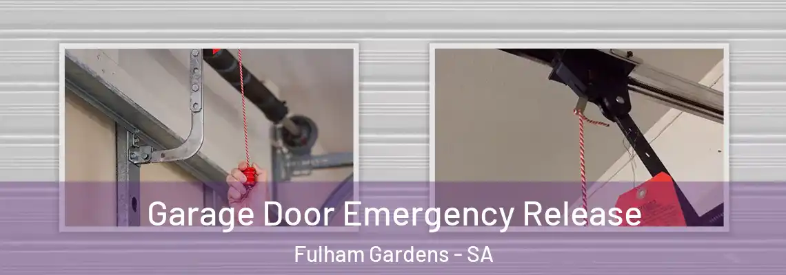  Garage Door Emergency Release Fulham Gardens - SA