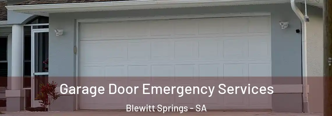 Garage Door Emergency Services Blewitt Springs - SA