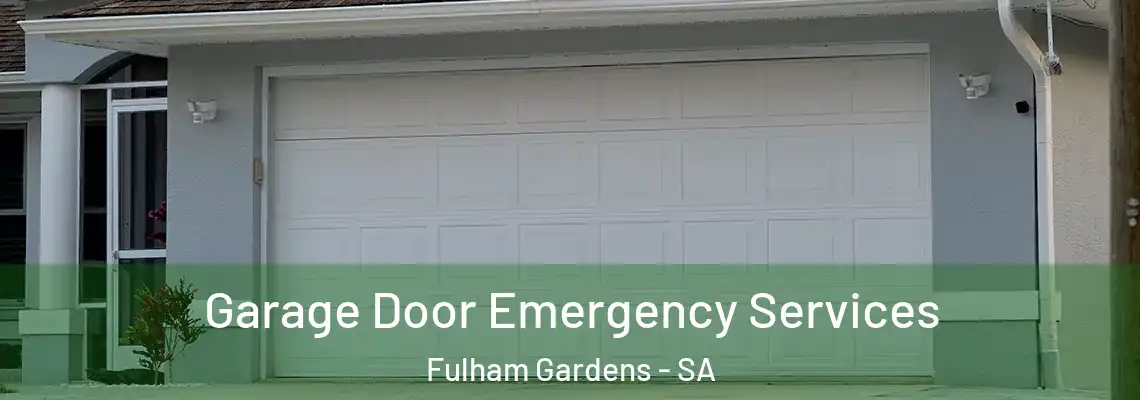  Garage Door Emergency Services Fulham Gardens - SA