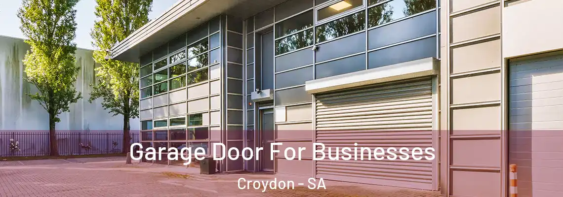  Garage Door For Businesses Croydon - SA