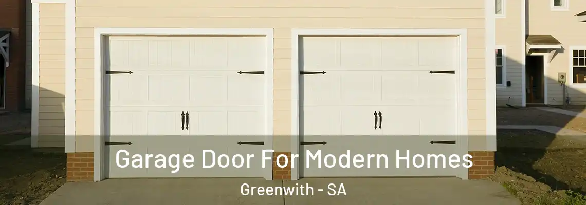 Garage Door For Modern Homes Greenwith - SA