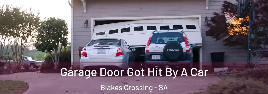 Garage Door Got Hit By A Car Blakes Crossing - SA