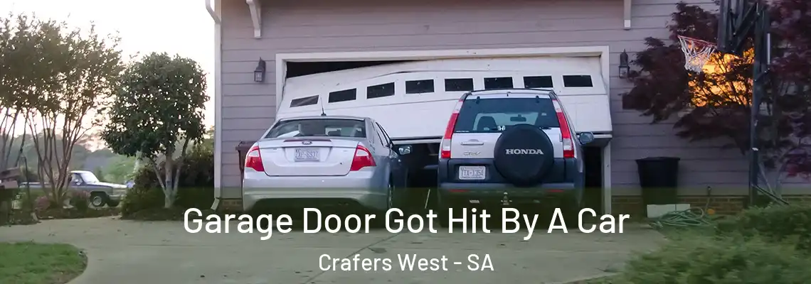 Garage Door Got Hit By A Car Crafers West - SA