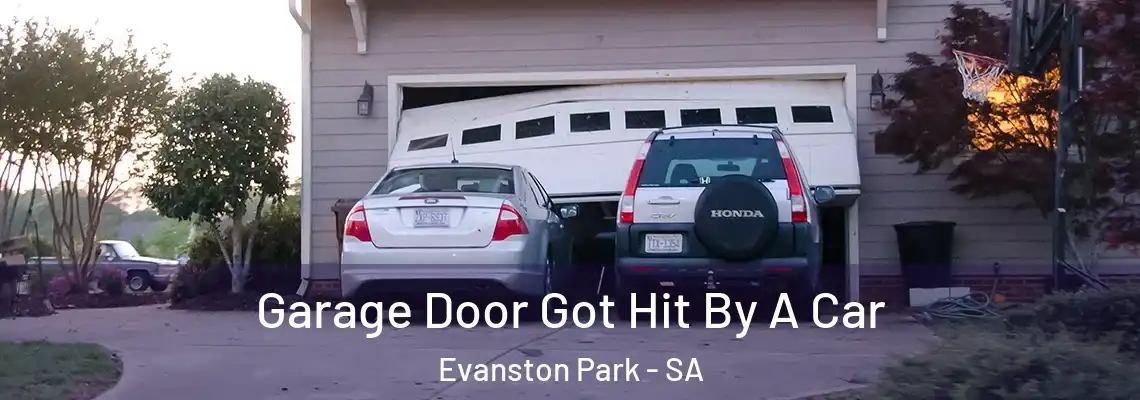 Garage Door Got Hit By A Car Evanston Park - SA