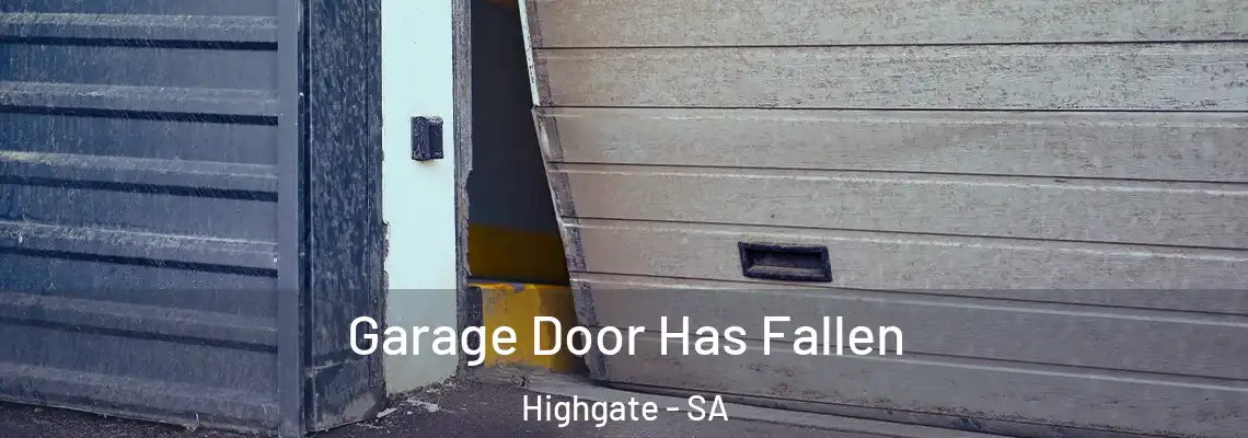  Garage Door Has Fallen Highgate - SA