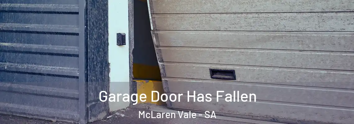  Garage Door Has Fallen McLaren Vale - SA