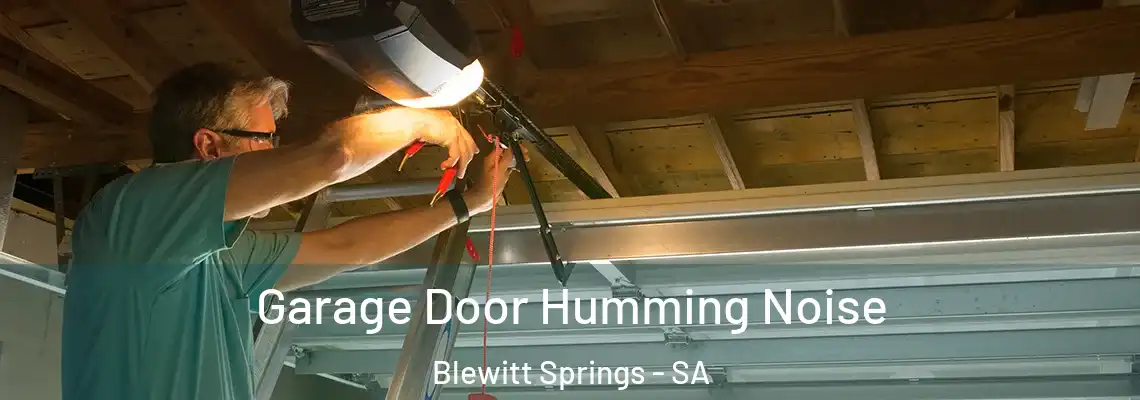 Garage Door Humming Noise Blewitt Springs - SA