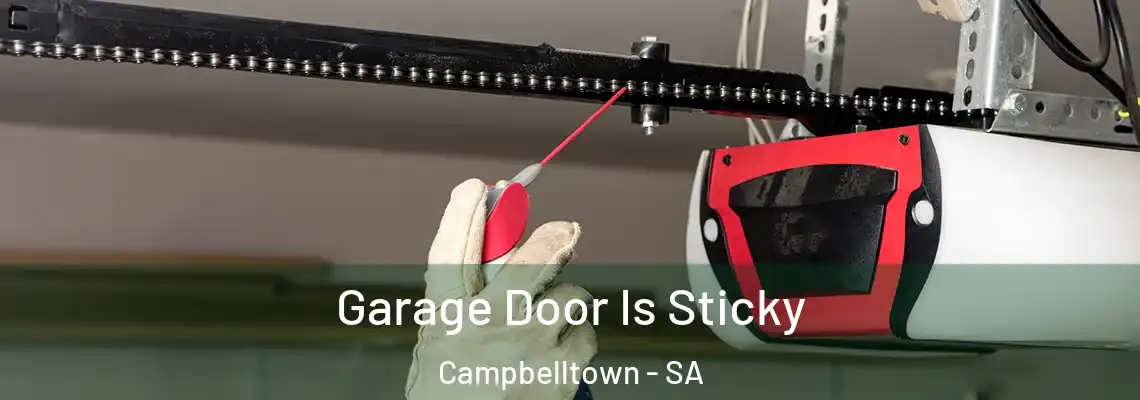  Garage Door Is Sticky Campbelltown - SA