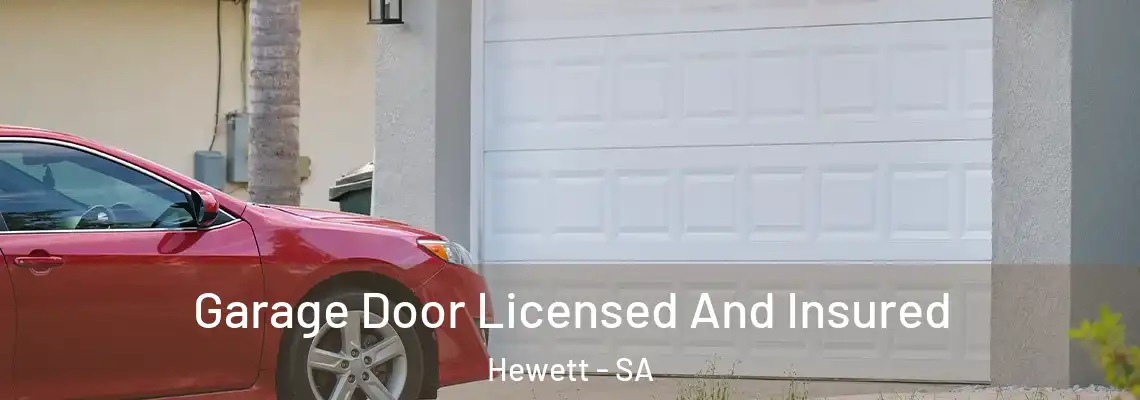 Garage Door Licensed And Insured Hewett - SA