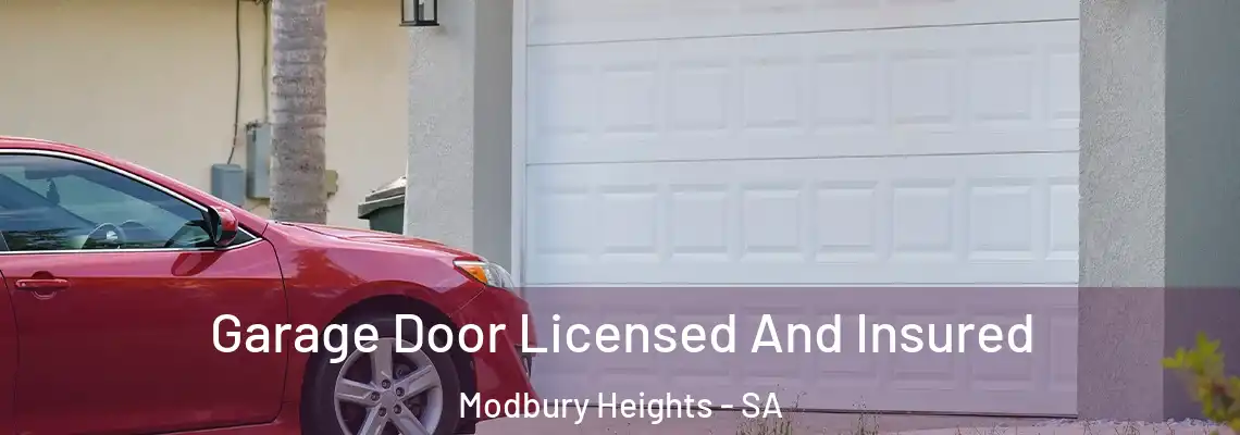  Garage Door Licensed And Insured Modbury Heights - SA