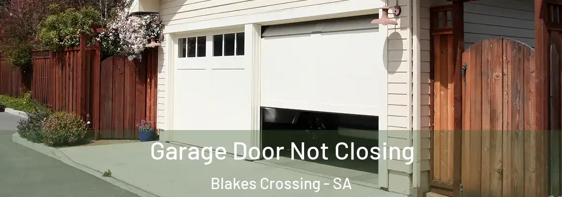 Garage Door Not Closing Blakes Crossing - SA