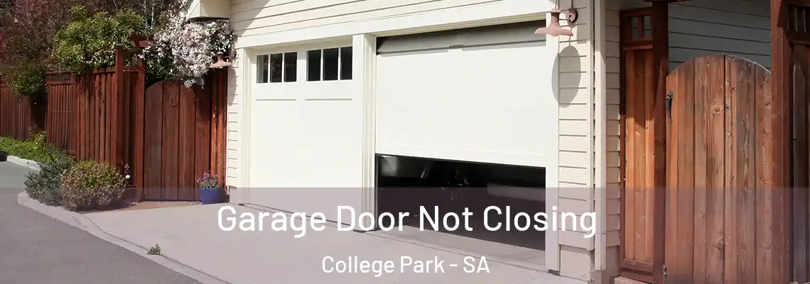 Garage Door Not Closing College Park - SA