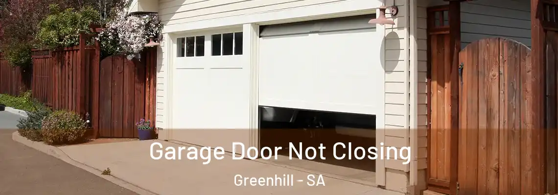 Garage Door Not Closing Greenhill - SA