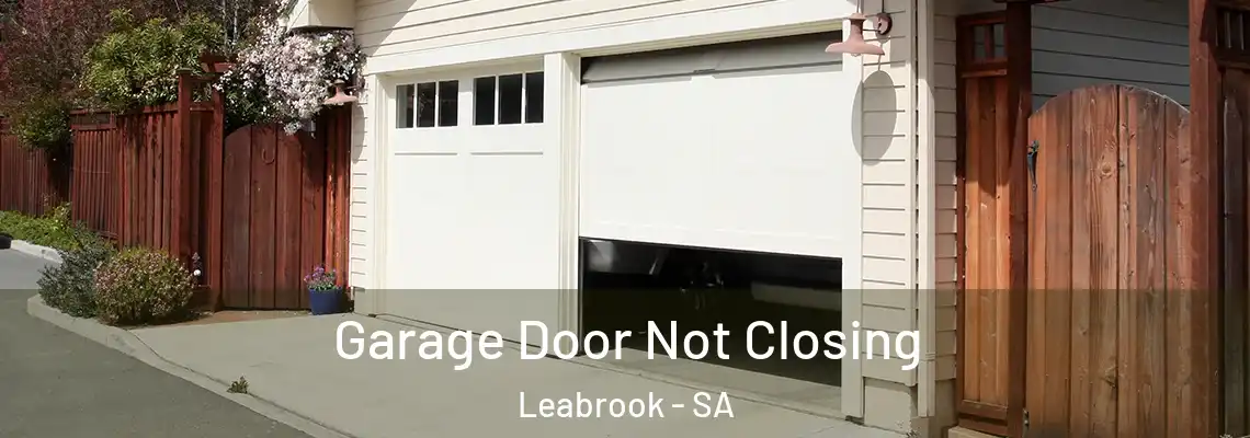 Garage Door Not Closing Leabrook - SA