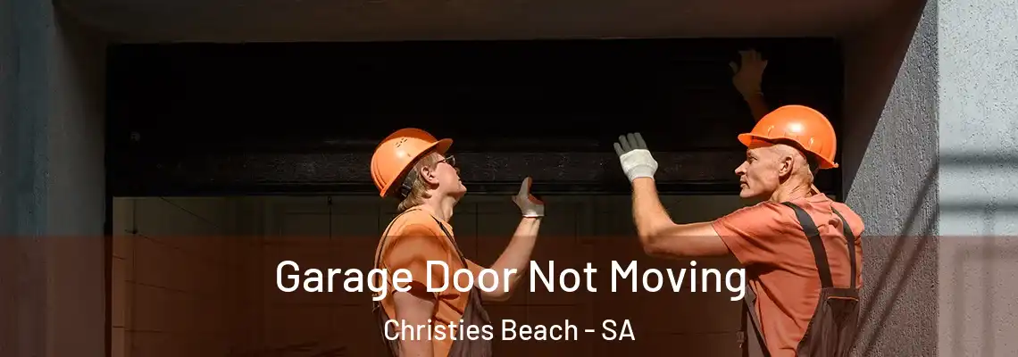 Garage Door Not Moving Christies Beach - SA