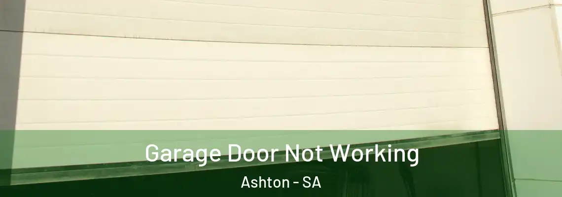  Garage Door Not Working Ashton - SA