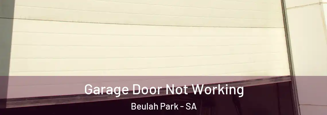 Garage Door Not Working Beulah Park - SA