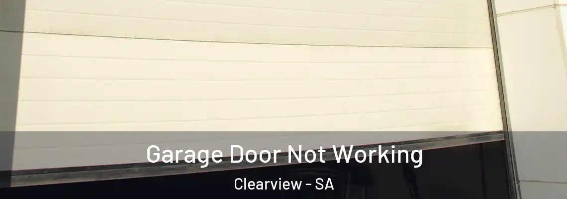 Garage Door Not Working Clearview - SA