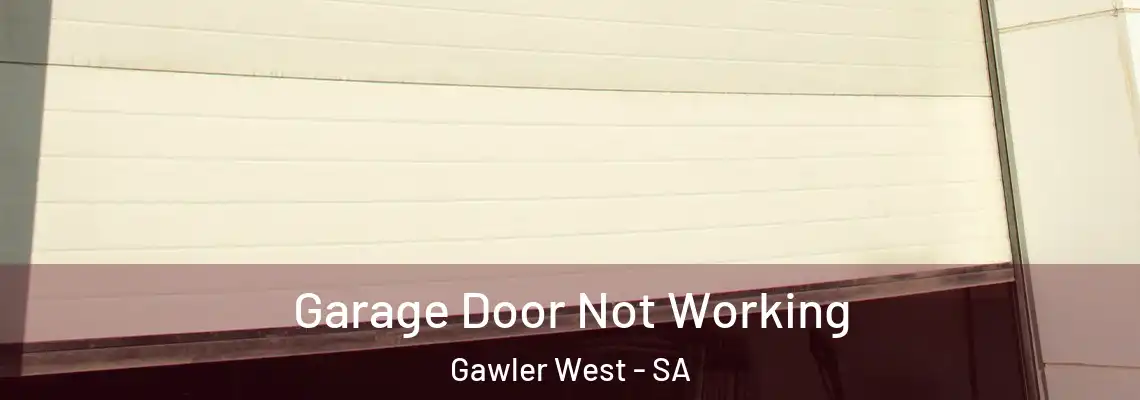 Garage Door Not Working Gawler West - SA