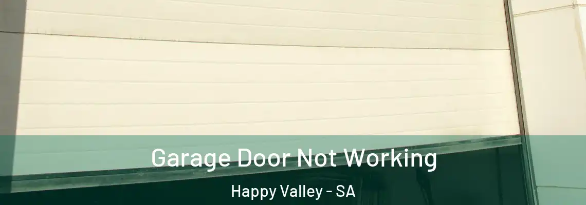 Garage Door Not Working Happy Valley - SA