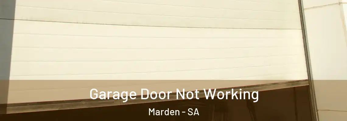 Garage Door Not Working Marden - SA