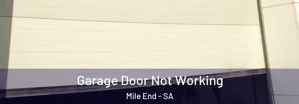 Garage Door Not Working Mile End - SA