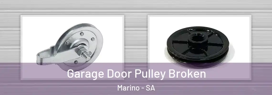  Garage Door Pulley Broken Marino - SA