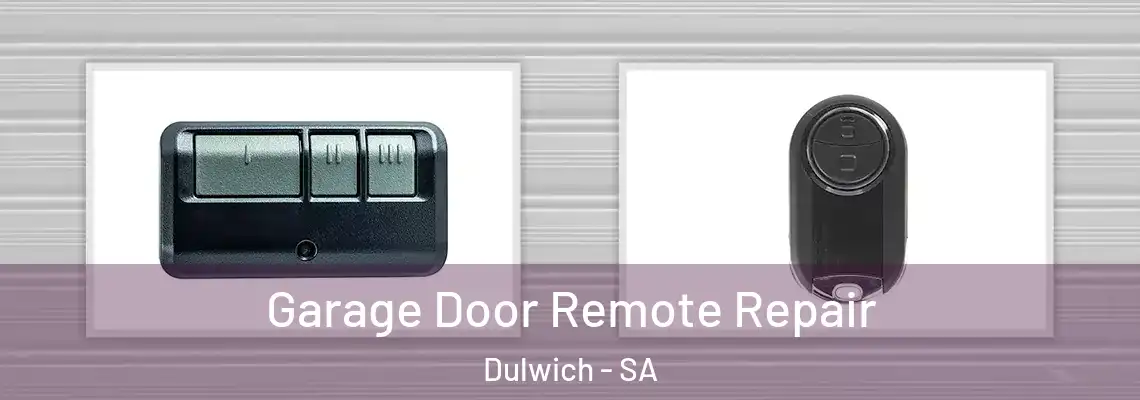 Garage Door Remote Repair Dulwich - SA
