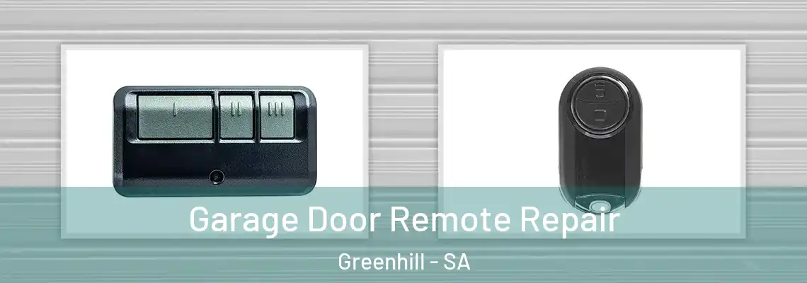 Garage Door Remote Repair Greenhill - SA