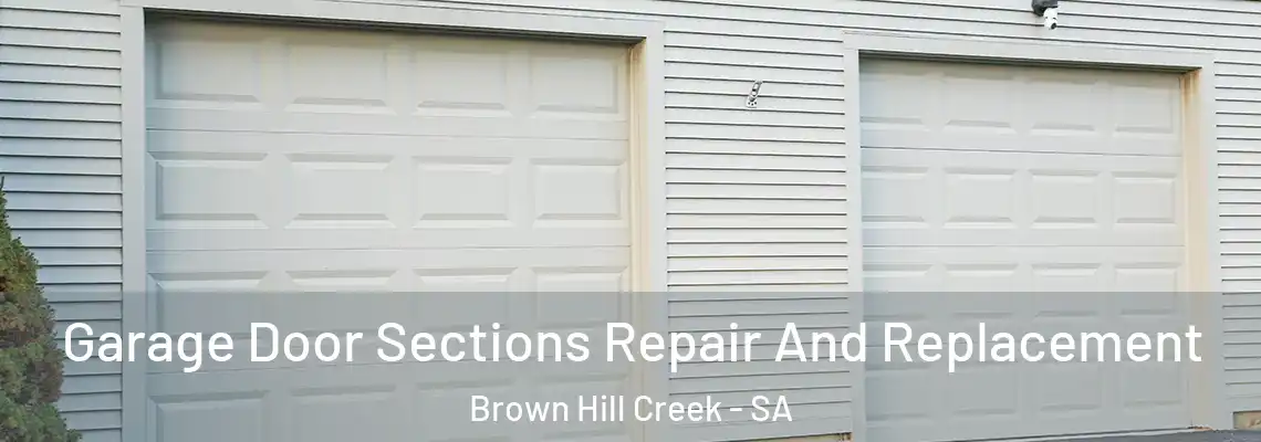 Garage Door Sections Repair And Replacement Brown Hill Creek - SA