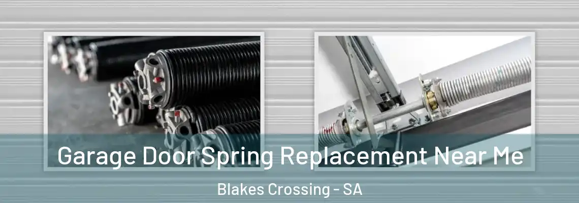 Garage Door Spring Replacement Near Me Blakes Crossing - SA