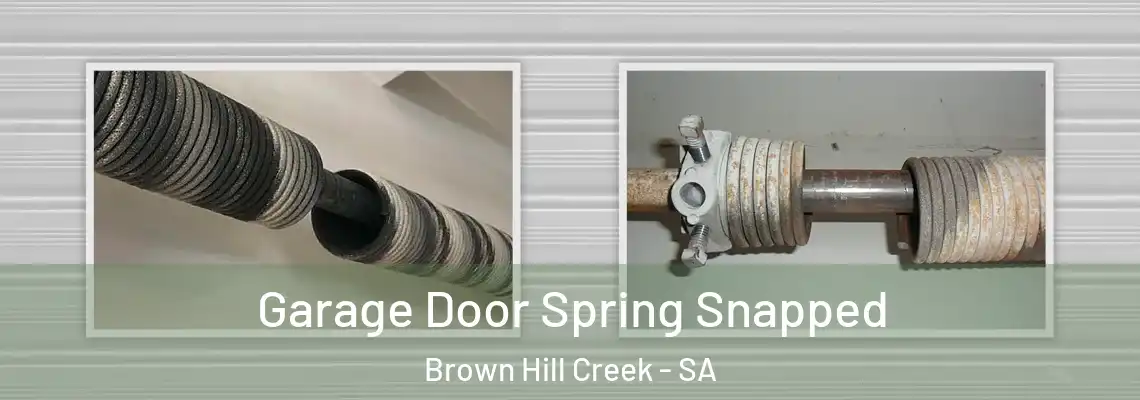 Garage Door Spring Snapped Brown Hill Creek - SA