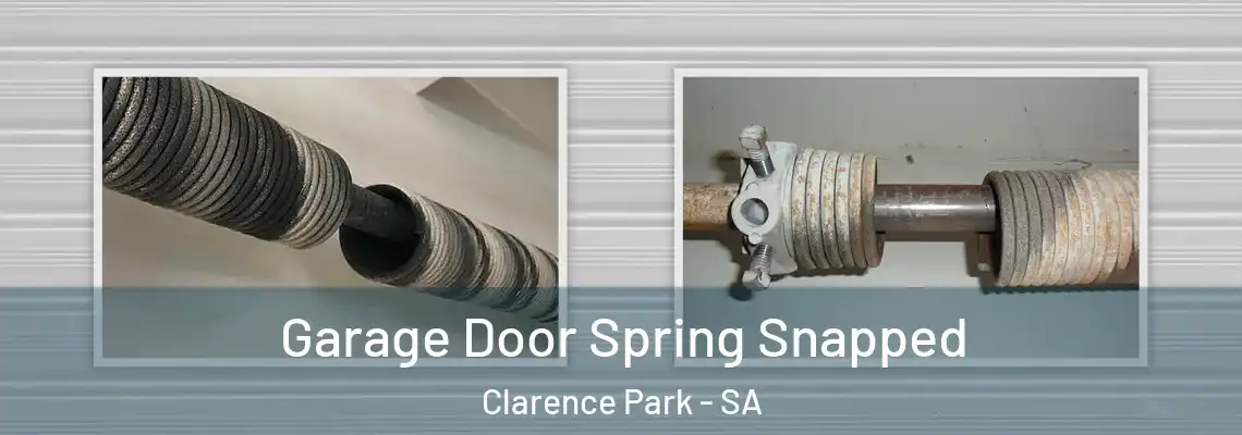 Garage Door Spring Snapped Clarence Park - SA